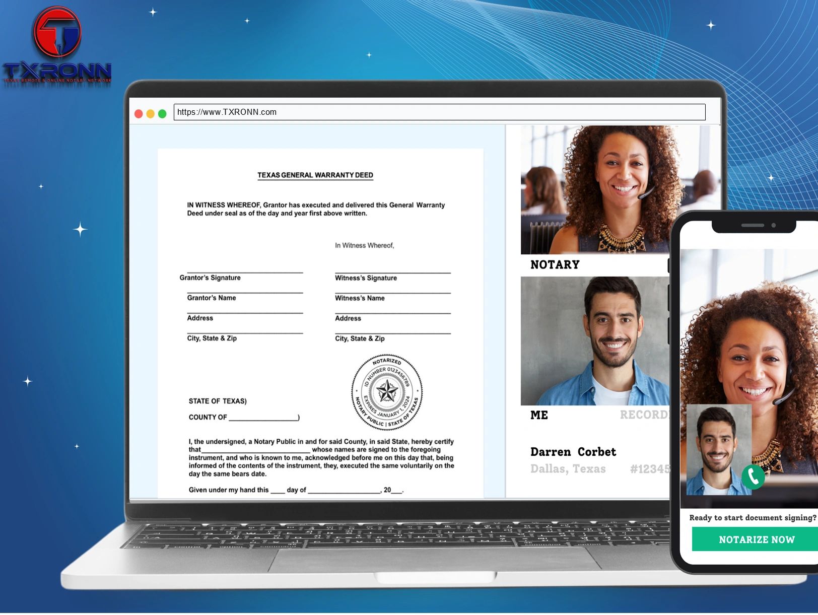 Remote & Online Notary Session